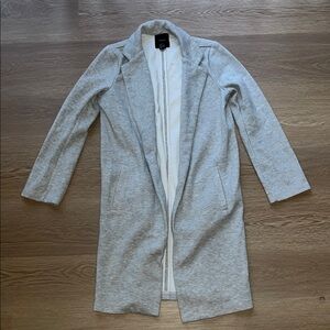 Women's Gray Blazer Coat